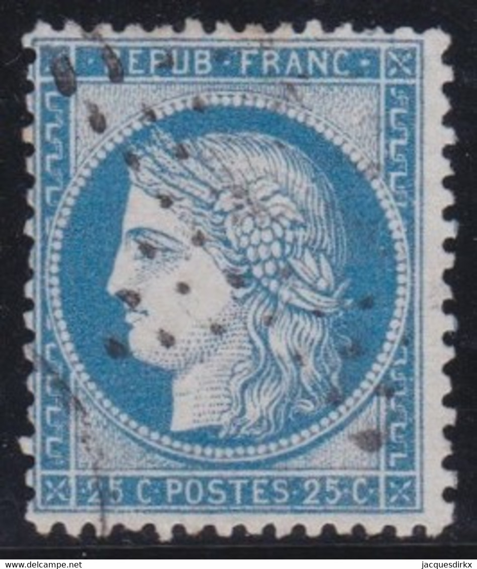 France   .   Y&T   .   60       .    O        .    Oblitéré - 1871-1875 Cérès