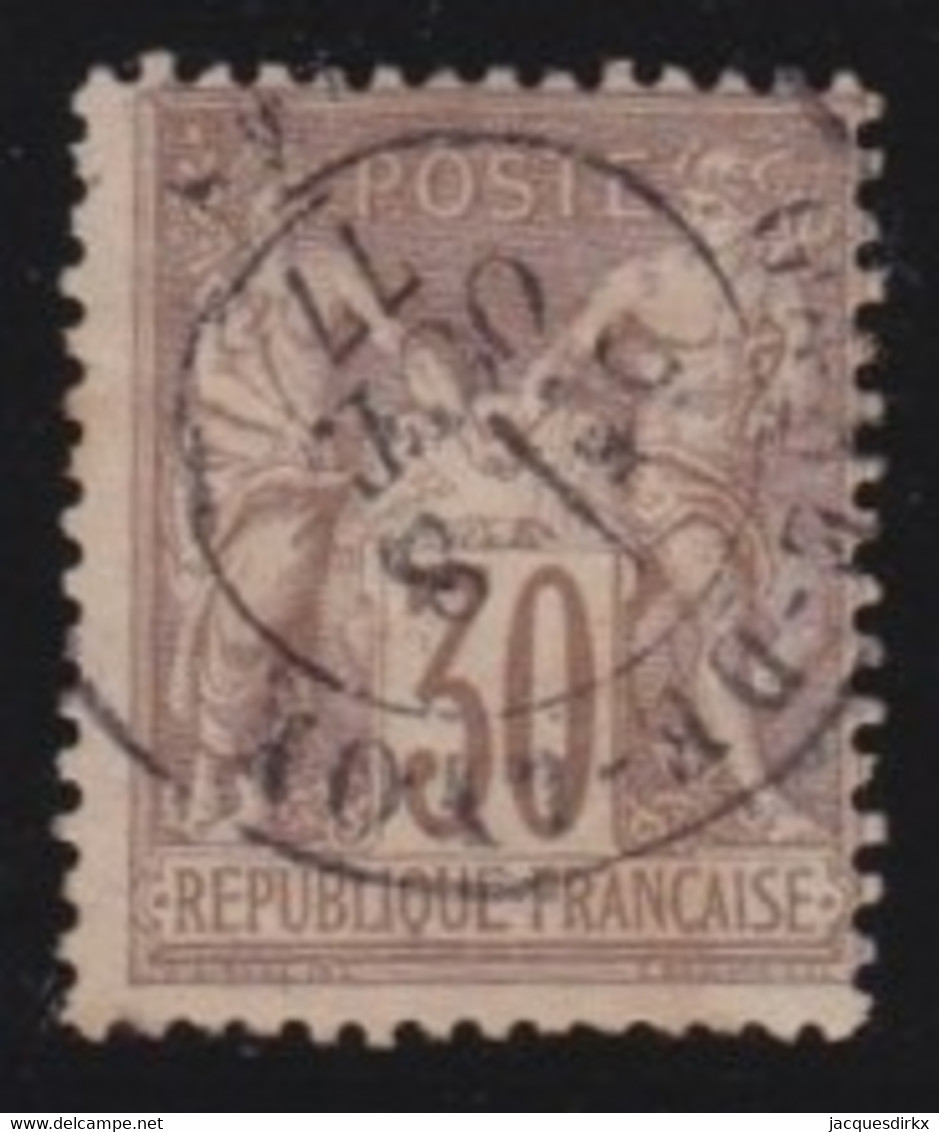 France   .   Y&T   .    69       .    O        .     Oblitéré - 1876-1878 Sage (Type I)