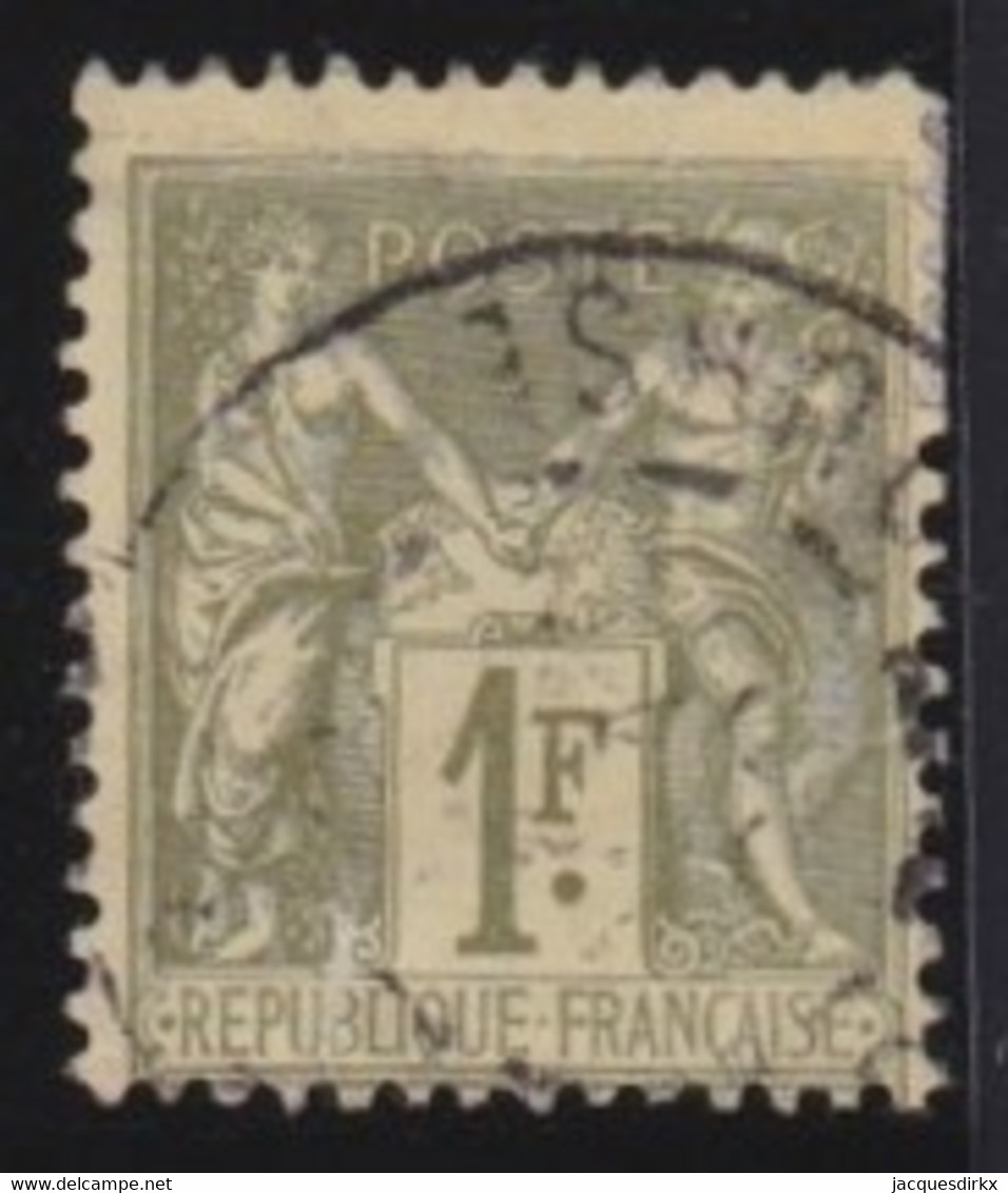 France   .   Y&T   .    72     .    O        .     Oblitéré - 1876-1878 Sage (Typ I)