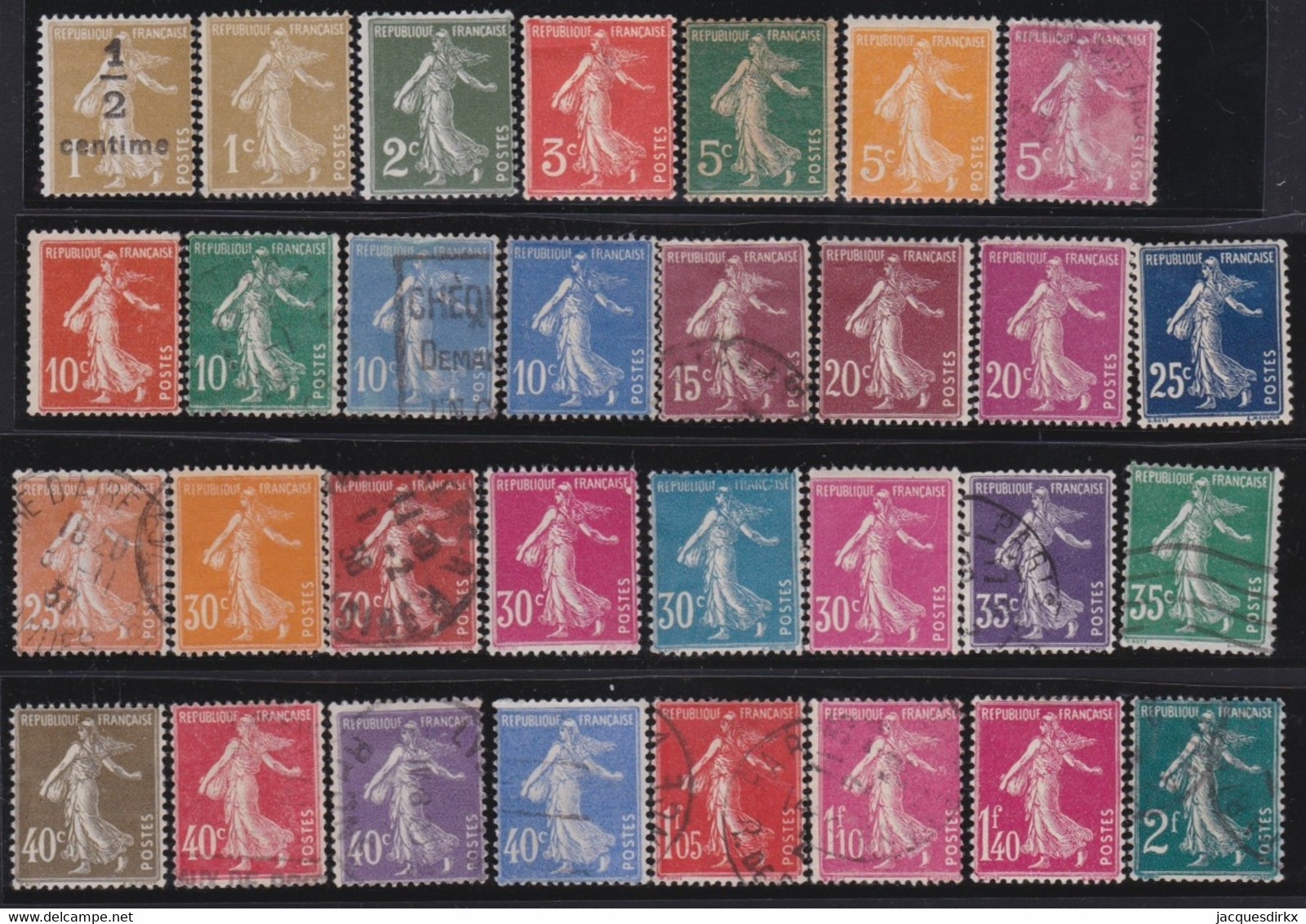 France   .   Y&T   .    31 Timbres      .    O Et  *       .     Oblitéré Et Neuf * - Used Stamps