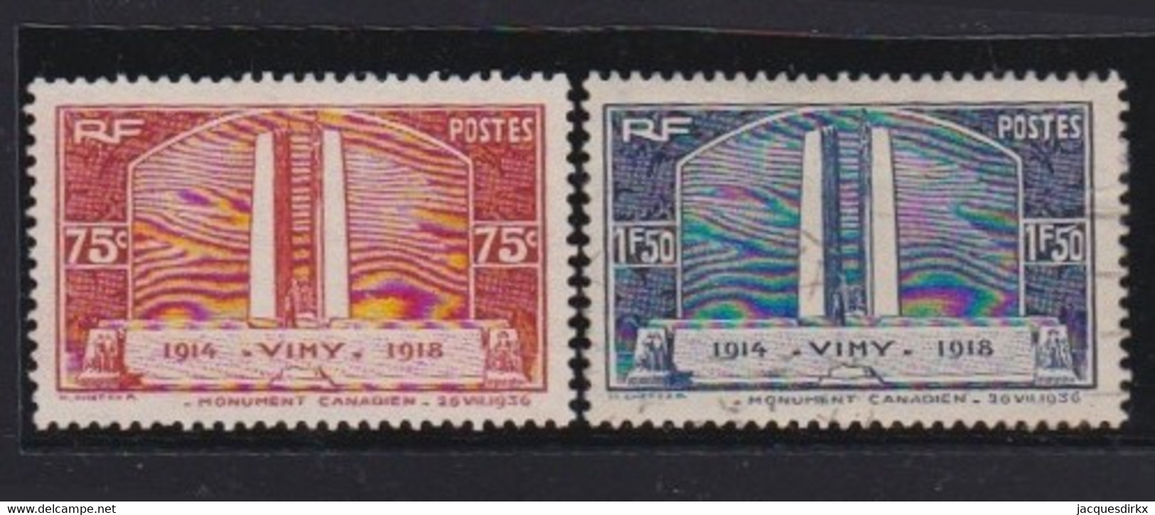 France   .   Y&T   .       316/317       .      O         .        Oblitéré - Used Stamps