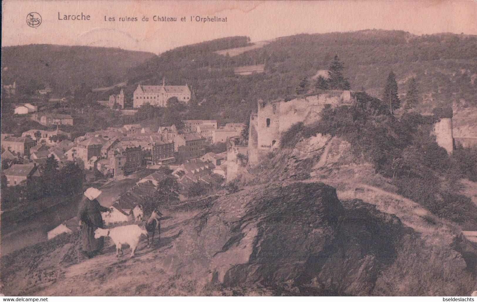 Laroche Les Ruines Du Chateau Et L'orphelinat - La-Roche-en-Ardenne