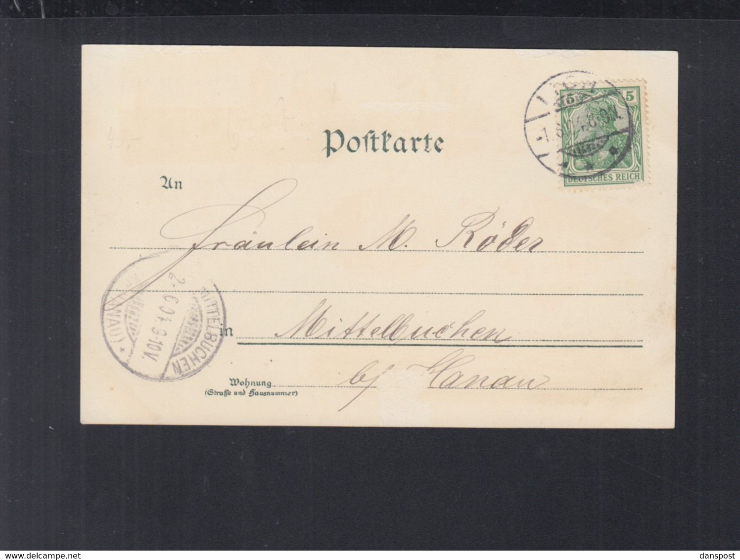 Dt. Reich Litho Lich 1904 Gelaufen - Lich