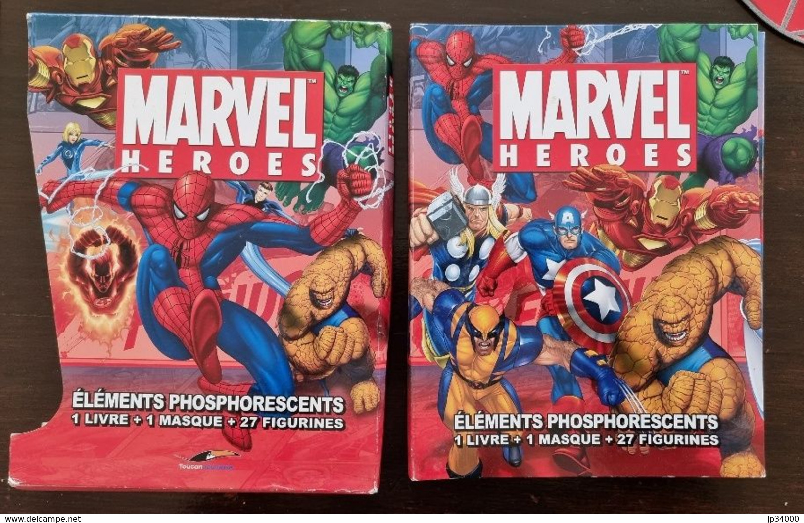 Marvel Heroes: éléments Phosphorescents: 1 Livre + 1 Masque + 27 Figurines - Marvel France
