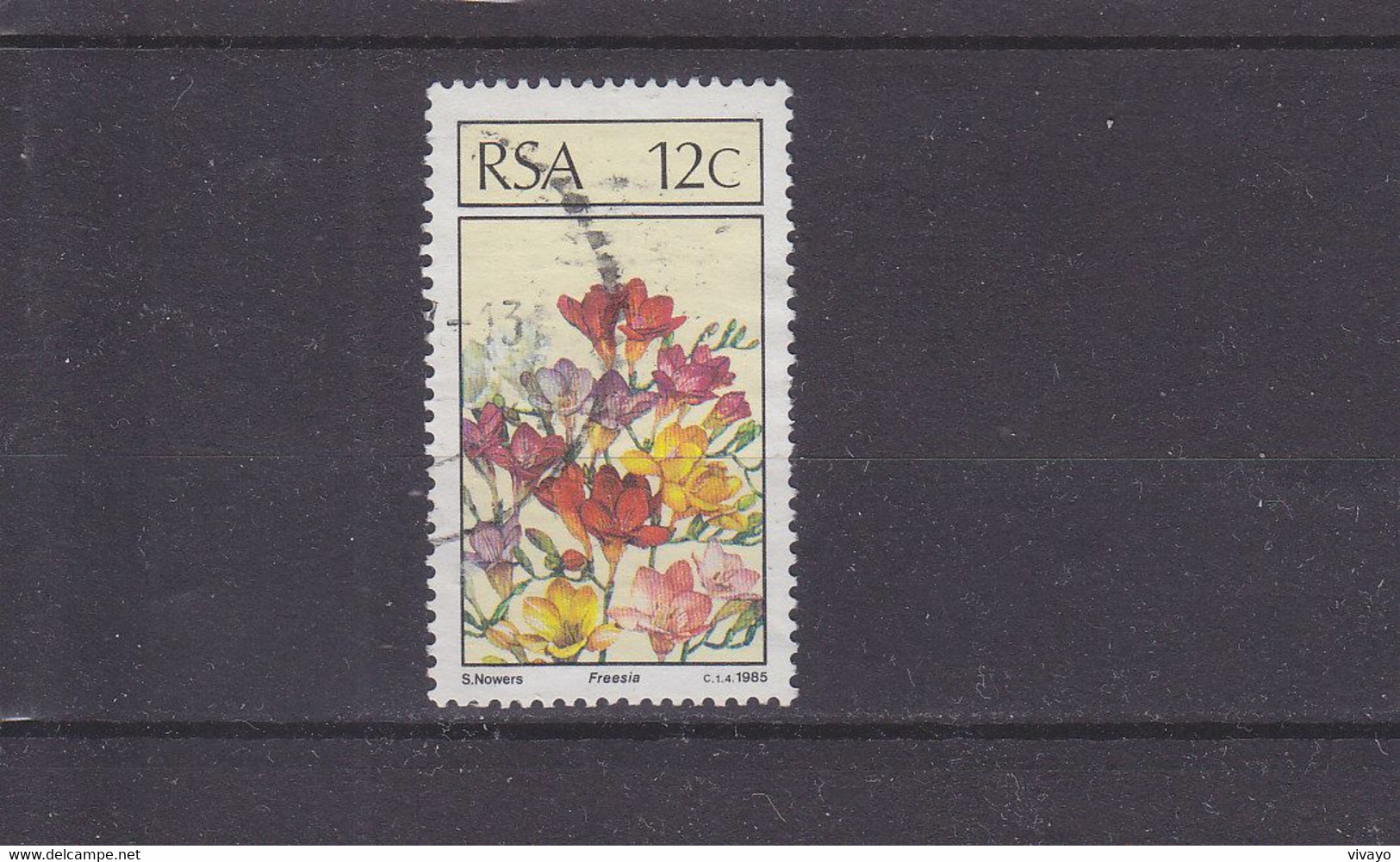 SOUTH AFRICA  -  AFRIQUE DU SUD  -  SUID-AFRIKA  - 1985- O/FINE CANCELLED -  FLOWERS   Mi. 674 - Oblitérés
