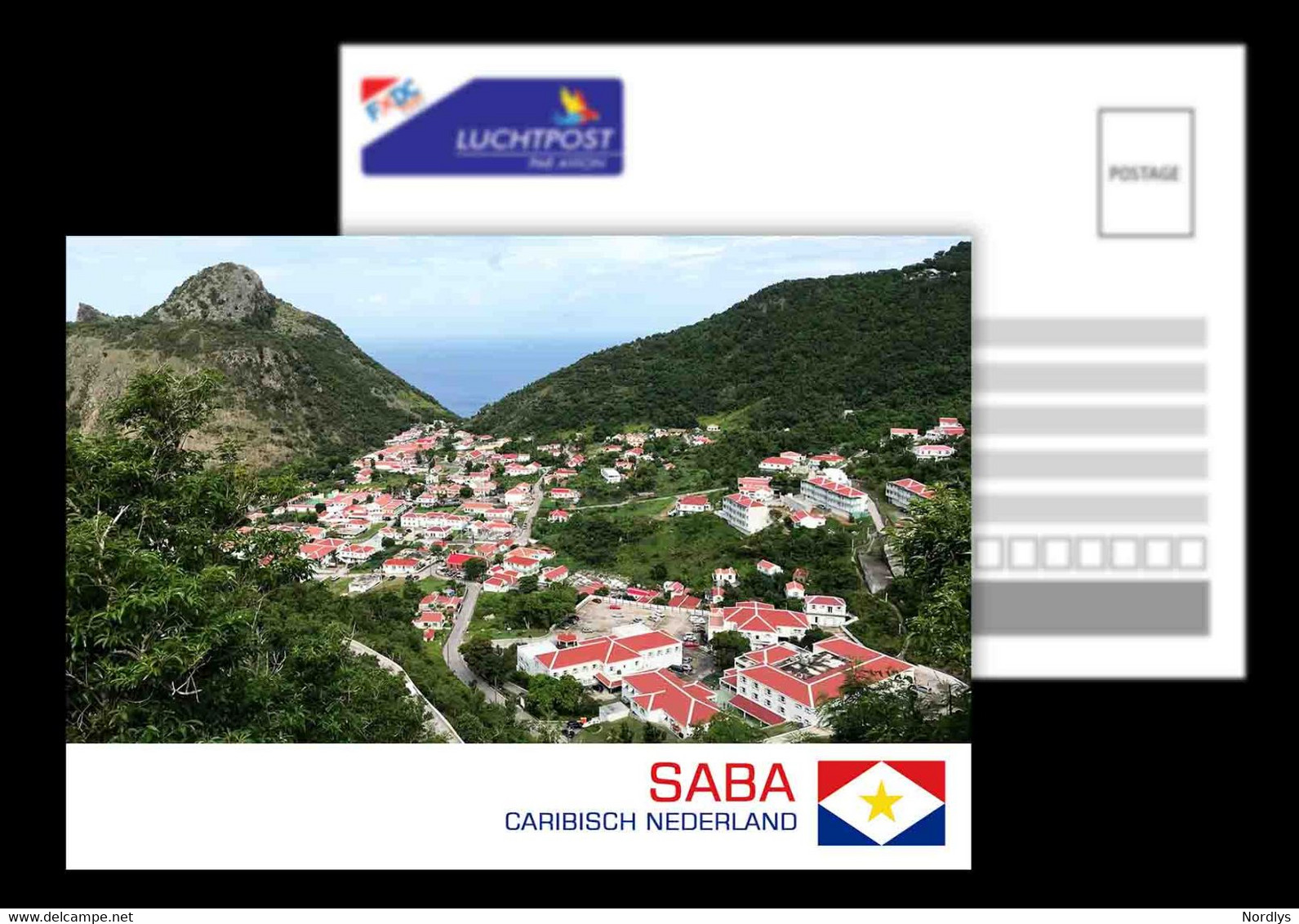 Saba / Caribisch Nederland / Dutch Caribbean / Postcard /View Card - Saba