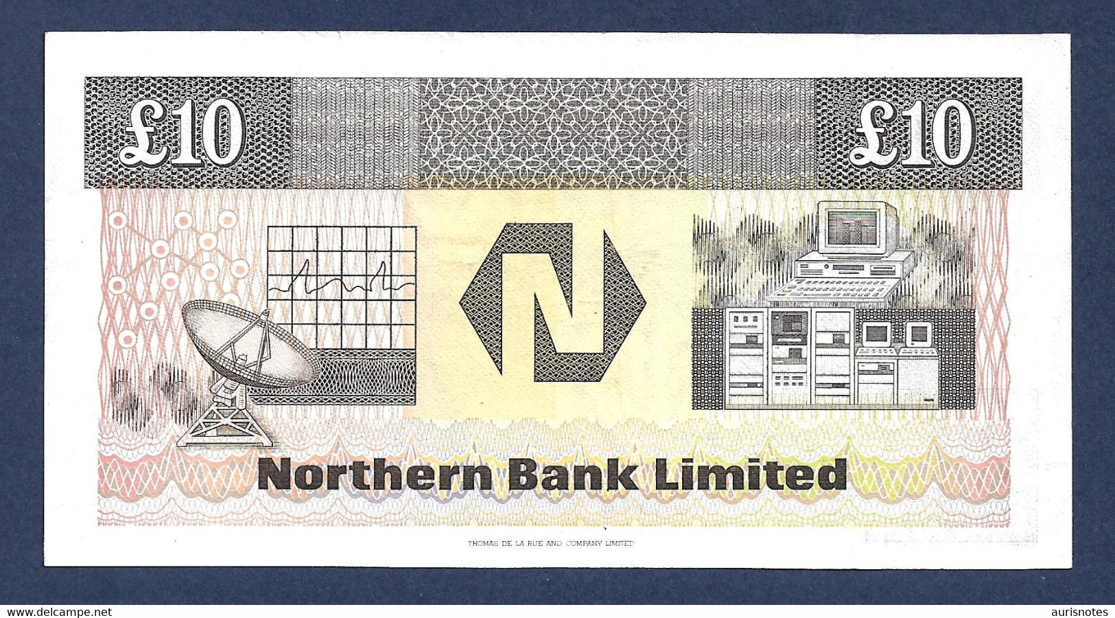 Northern Ireland 10 Pounds 1990 P194a EF - 10 Ponden