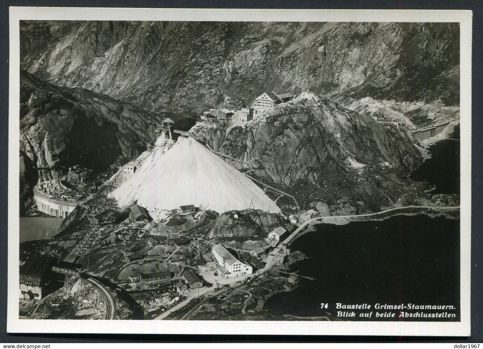 Station Grimsel-.Hospiz, 1970 M, 3864 Guttannen / Bauinstallationen - Not USED - 2 Scans For Condition.(Originalscan !!) - Guttannen