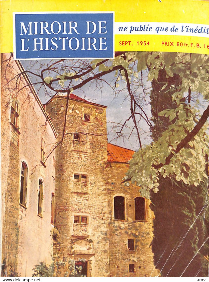 23- 0240 Miroir De L'histoire Septembre 1954 - Storia