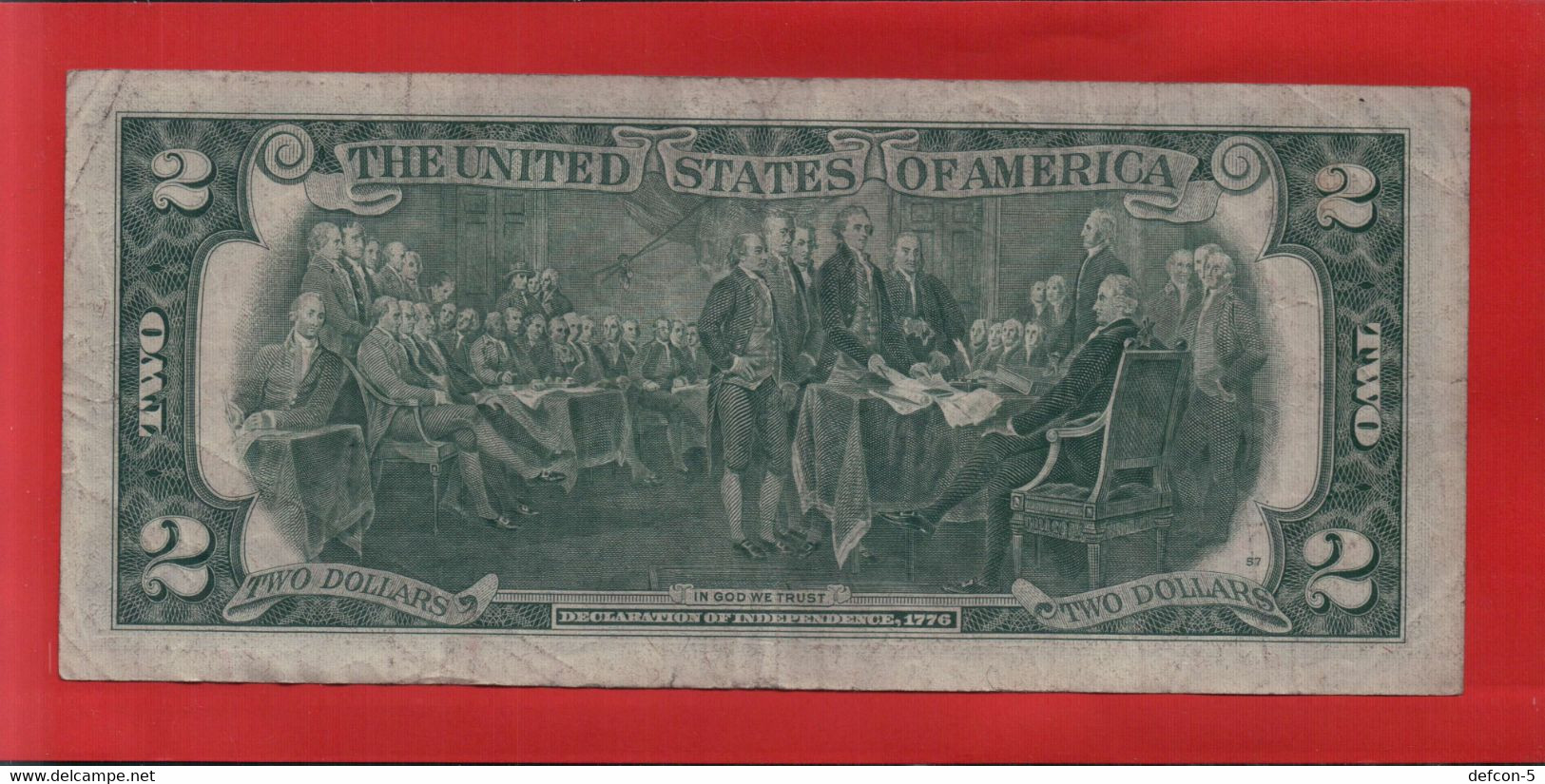 Rarität ! 2 US-Dollar [1976] > B 56197887 A < {$020-002} - Nationale Valuta