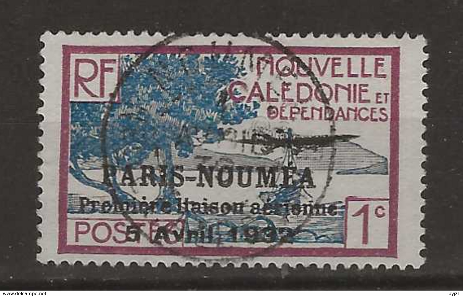 1933 USED Nouvelle Caledonie, Mi 174 - Used Stamps