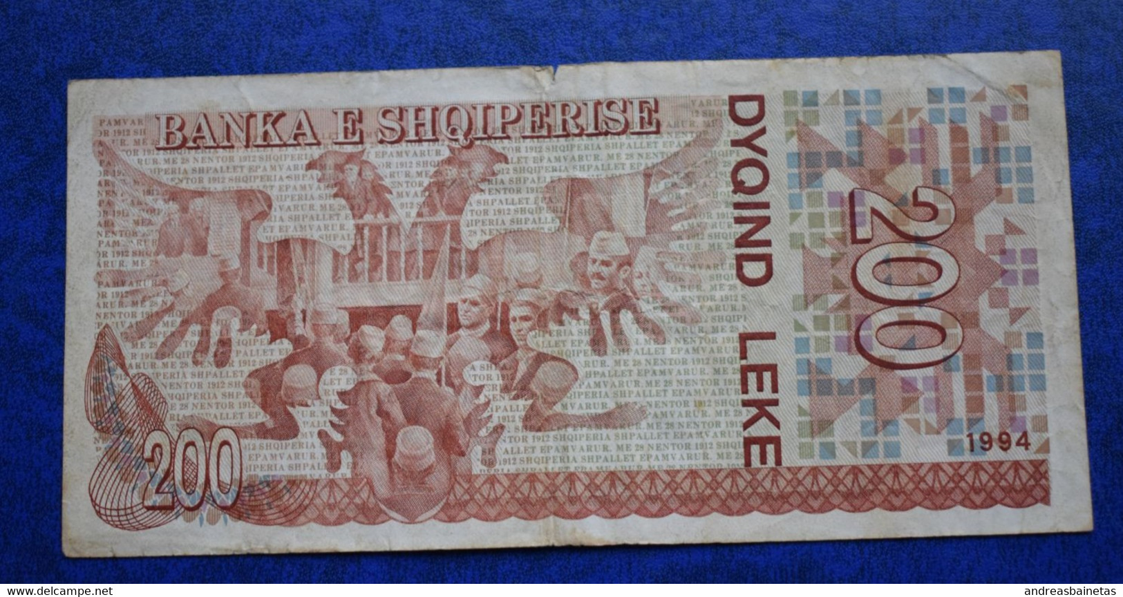 Banknotes Albania  200 Leke 1994 G/F P# 56 - Albanie