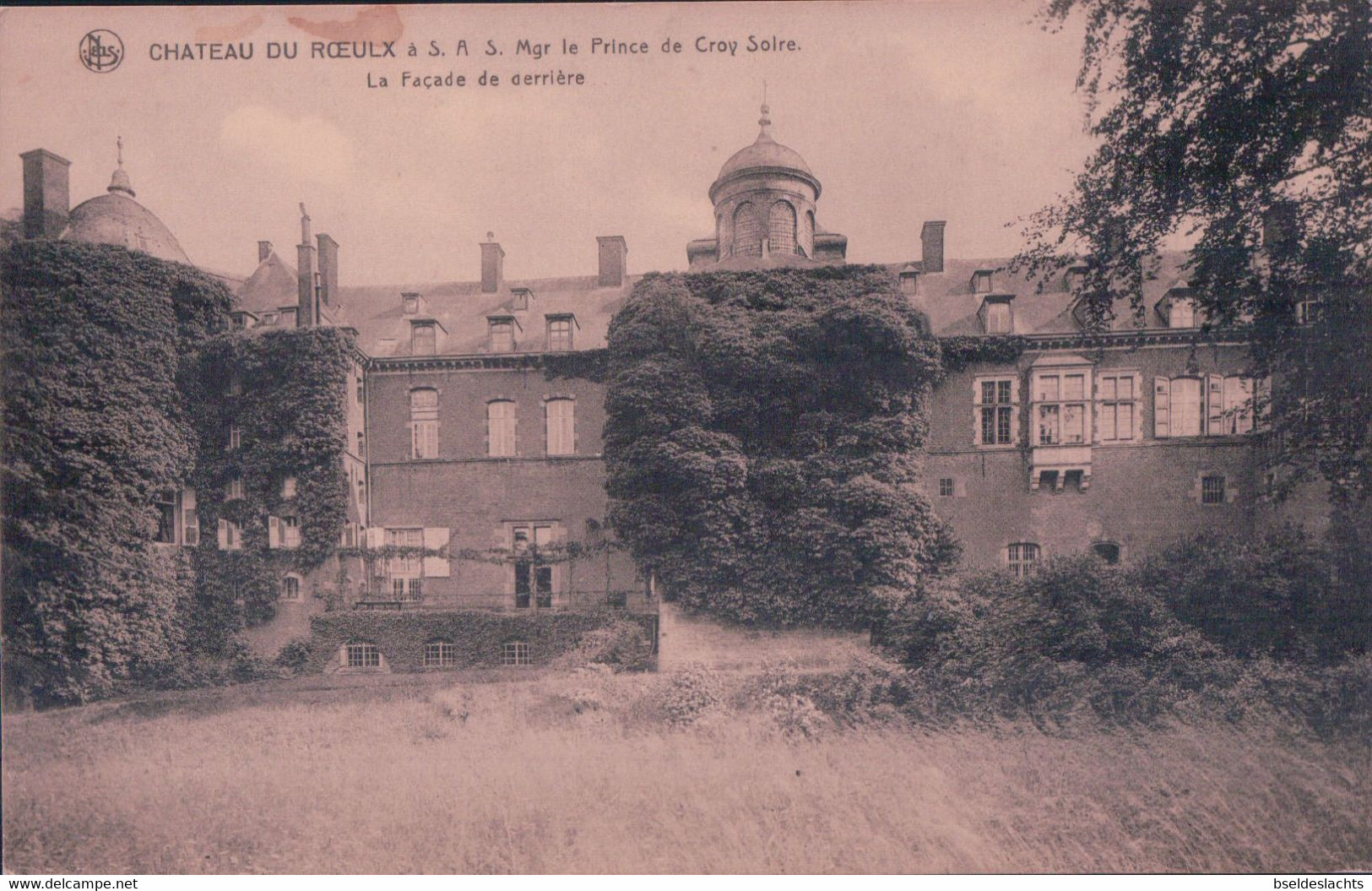 Chateau Du Roeulx à S A S Mgr Le Prince De Croy Soire La Façade De Derrière - Le Roeulx