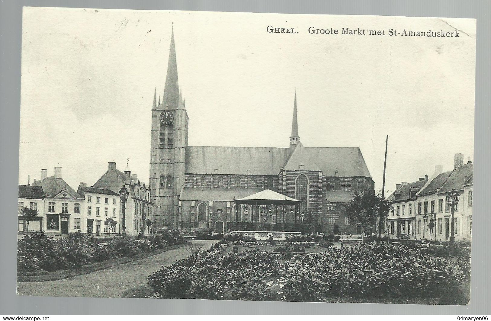 ***  GHEEL ***  -  Groote Markt Met St - Amanduskerk  -    Zie / Voir Scan's - Geel