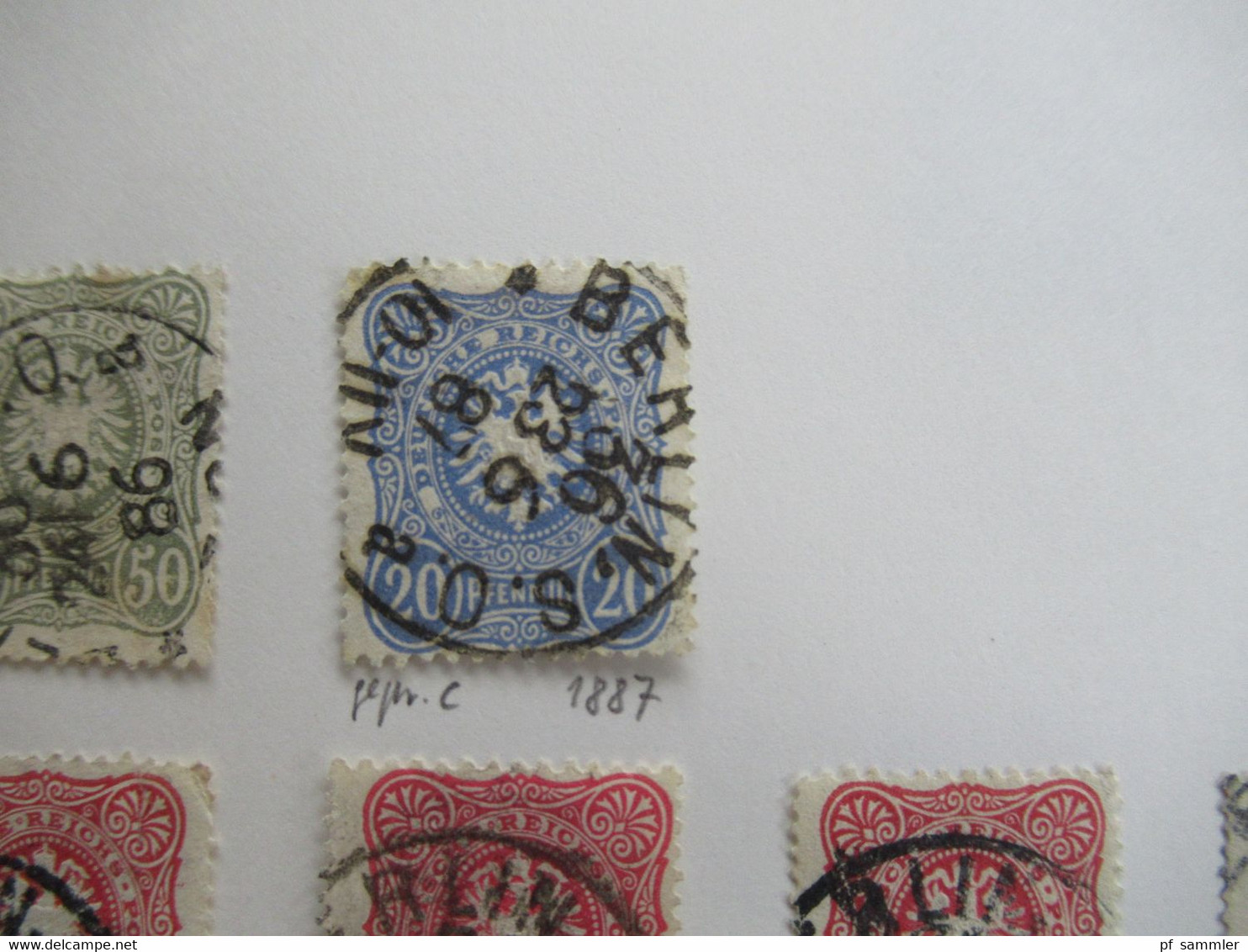 Spezial Slg. Berliner Postämter 31 - 54 / Stempelsammlung ab Brustschild mit tollen Stücken! Auch Einheiten Pfennig usw.