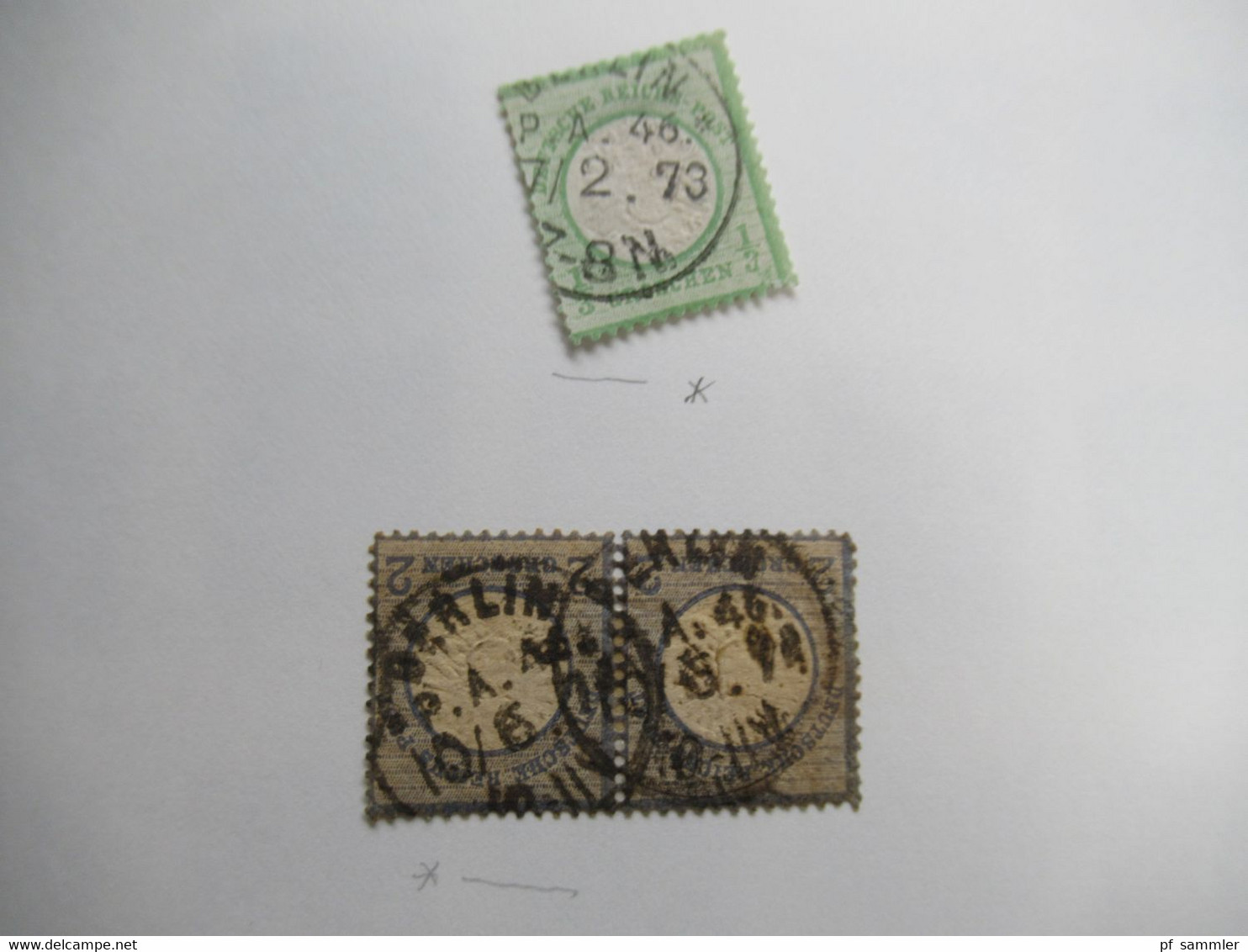 Spezial Slg. Berliner Postämter 31 - 54 / Stempelsammlung ab Brustschild mit tollen Stücken! Auch Einheiten Pfennig usw.