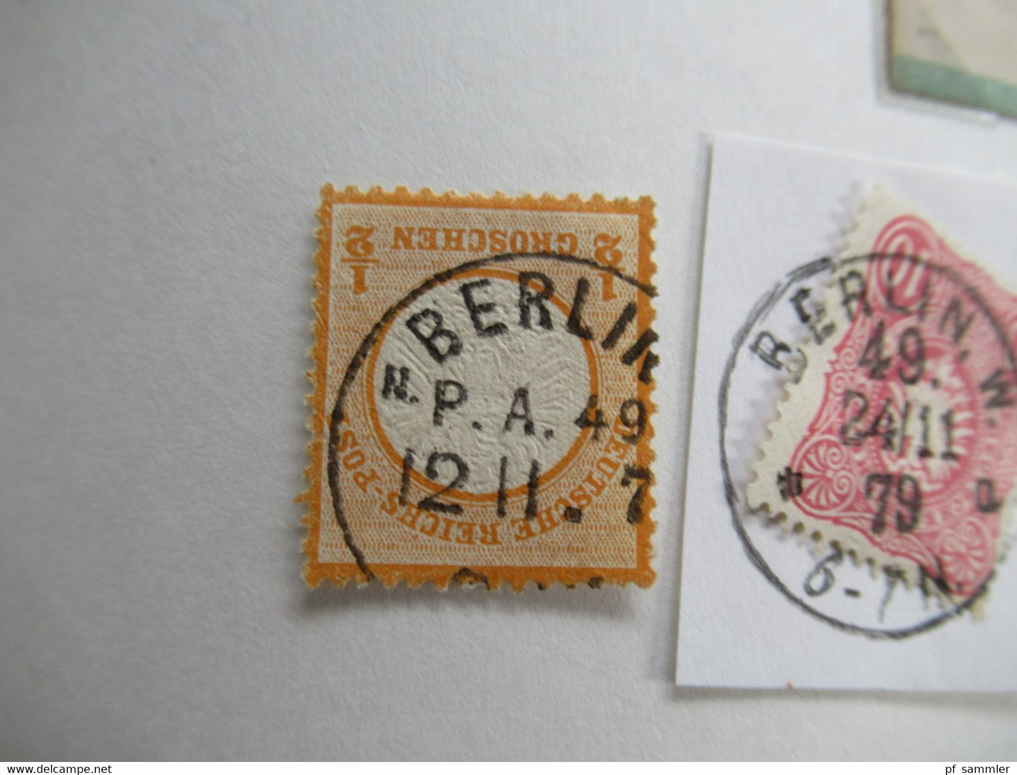 Spezial Slg. Berliner Postämter 31 - 54 / Stempelsammlung ab Brustschild mit tollen Stücken! Auch Einheiten Pfennig usw.