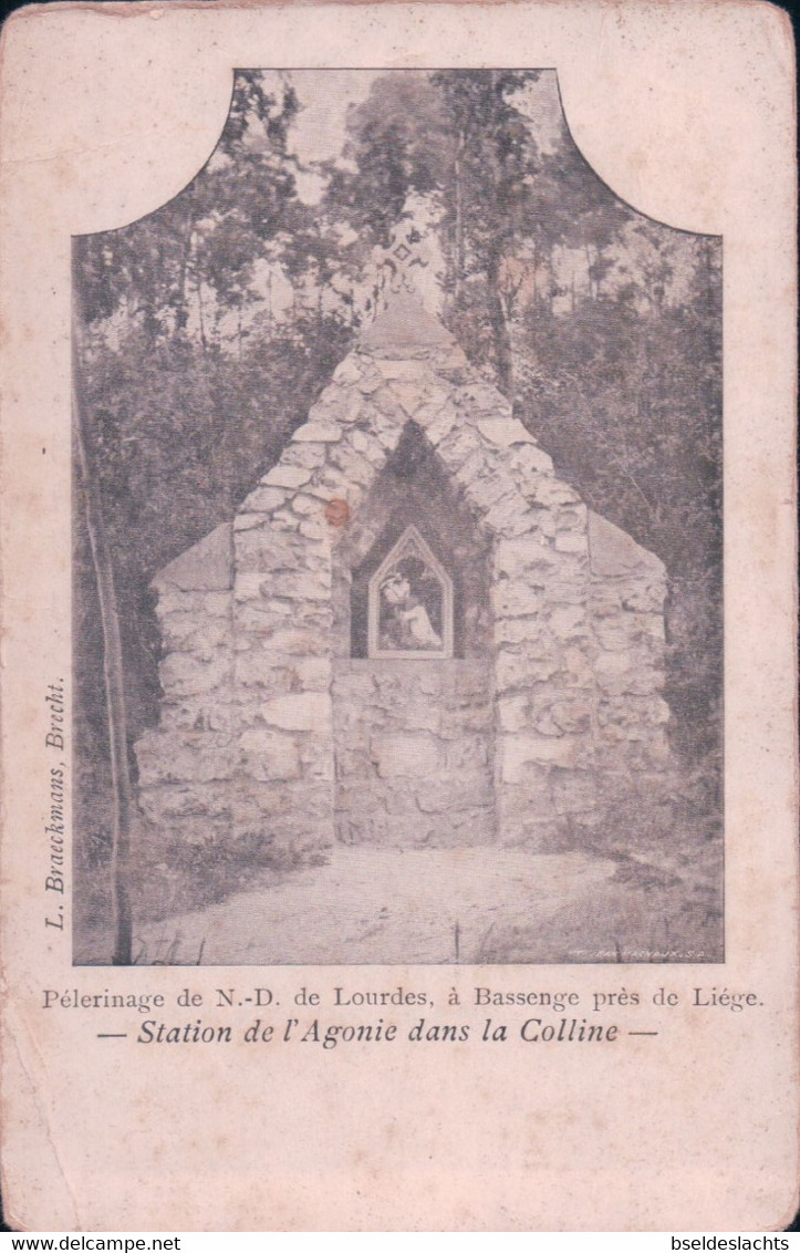 Pèlerinage De N D De Lourdes à Bassenge Près De Liège Station De L'agonie Dans La Colline - Bassenge