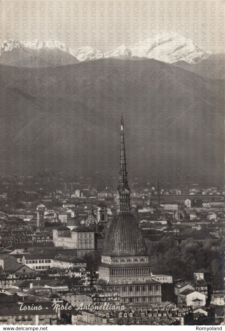 CARTOLINA  TORINO,PIEMONTE-MOLE ANTONELLIANA-STORIA,MEMORIA,CULTURA,RELIGIONE,IMPERO ROMANO,VIAGGIATA 1963 - Mole Antonelliana