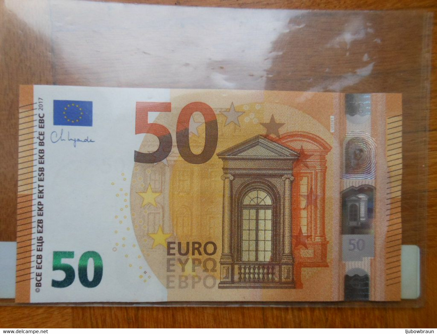 50 Euro-Schein Unc. Lagarde UA, Unc. - 50 Euro