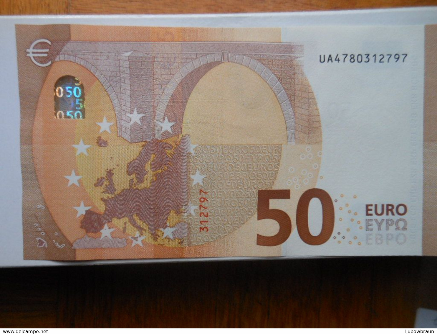 50 Euro-Schein Unc. Lagarde UA, Unc. - 50 Euro