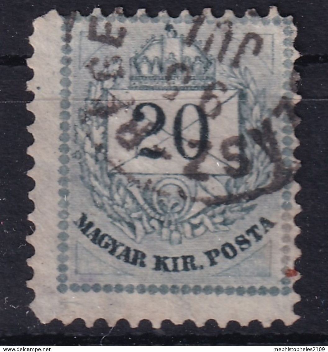 HUNGARY 1874-76 - Canceled - Sc# 17b - Usati