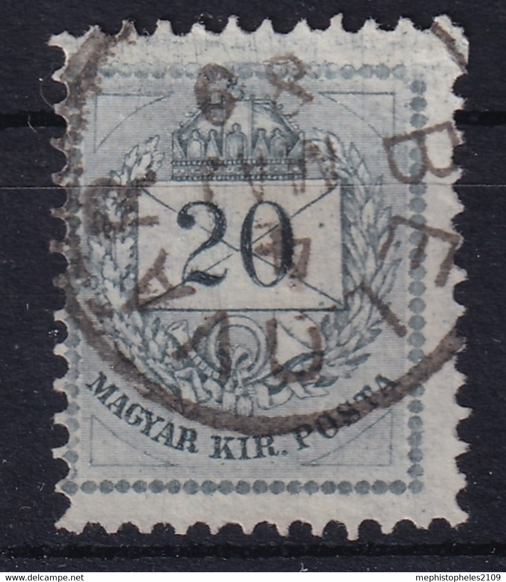 HUNGARY 1874-76 - Canceled - Sc# 17b - Usati