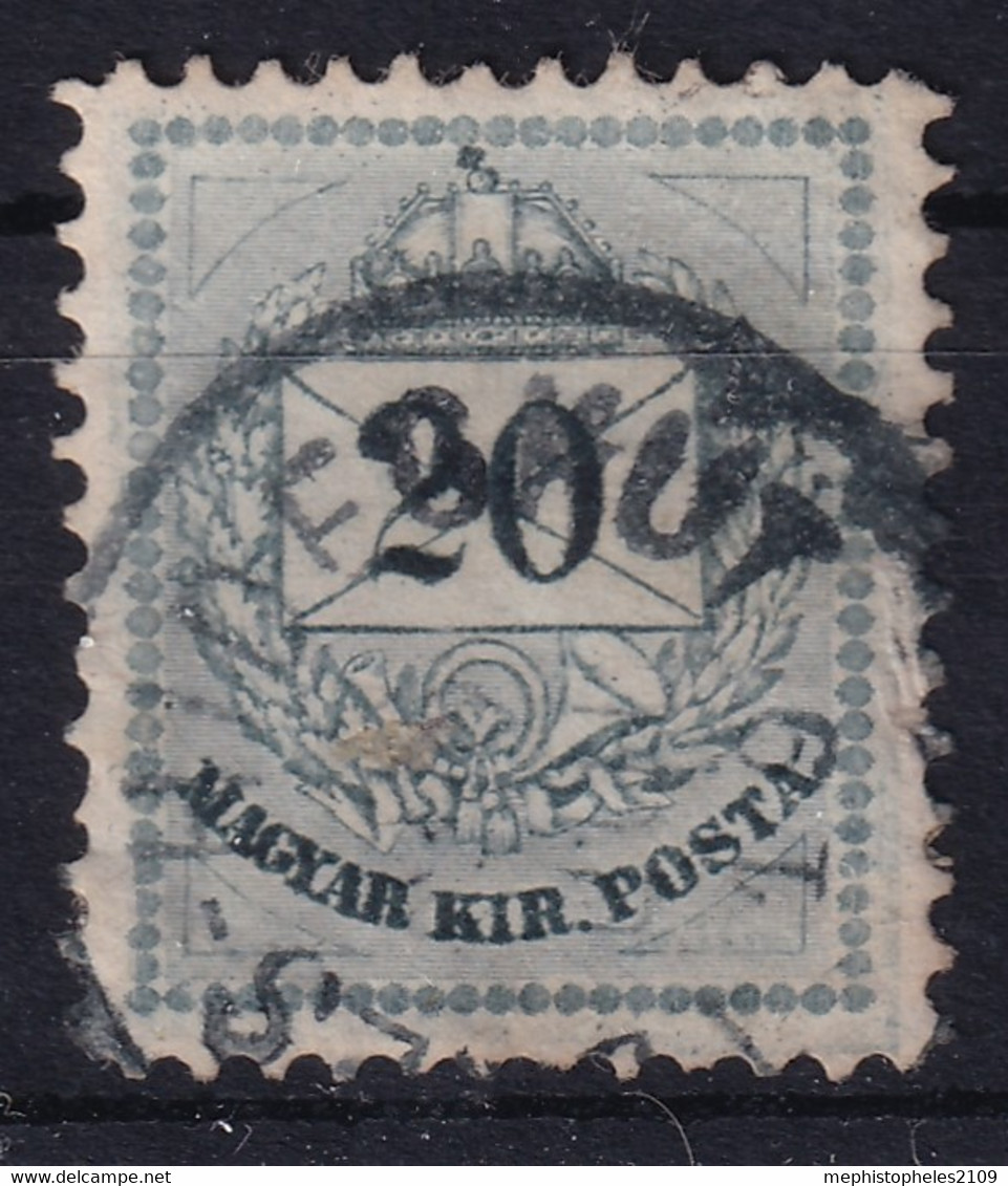 HUNGARY 1874-76 - Canceled - Sc# 17b - Usati