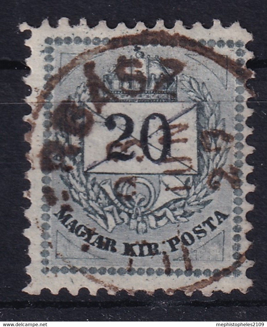 HUNGARY 1874-76 - Canceled - Sc# 17b - Gebruikt