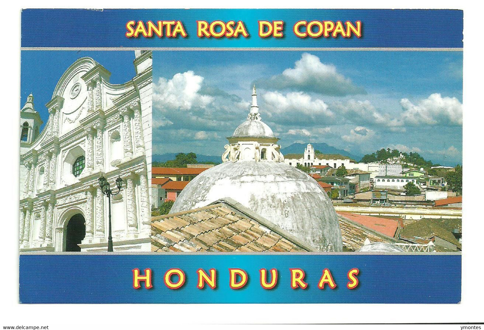 Circulated Santa Rosa De Copan To Tegucigalpa 2009, Santa Rosa Church - Honduras