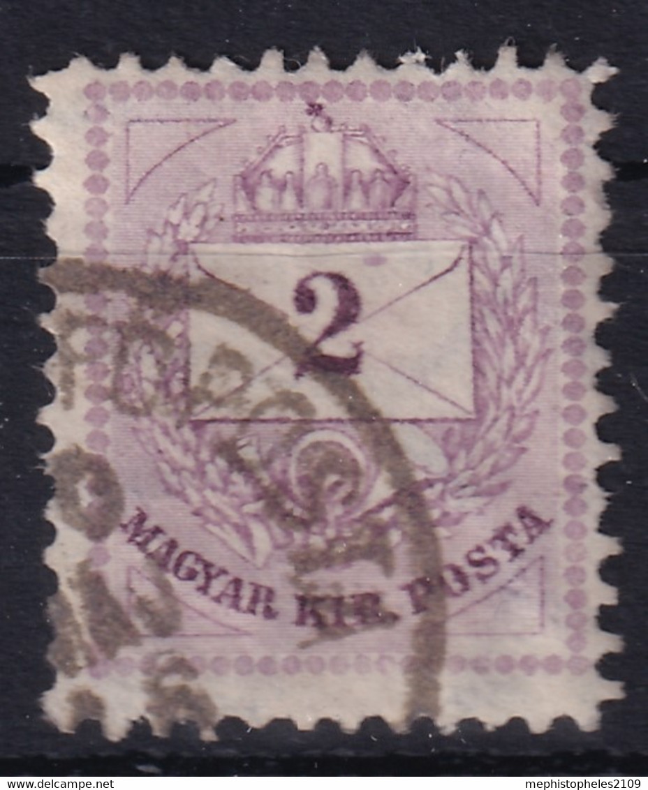 HUNGARY 1874-76 - Canceled - Perf. 11 1/2 - Sc# 13b - Used Stamps