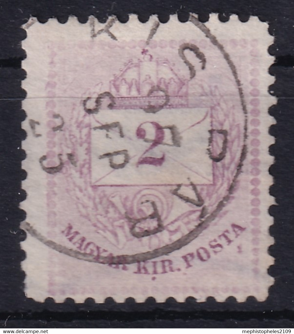 HUNGARY 1874-76 - Canceled - Perf. 11 1/2 - Sc# 13b - Usati