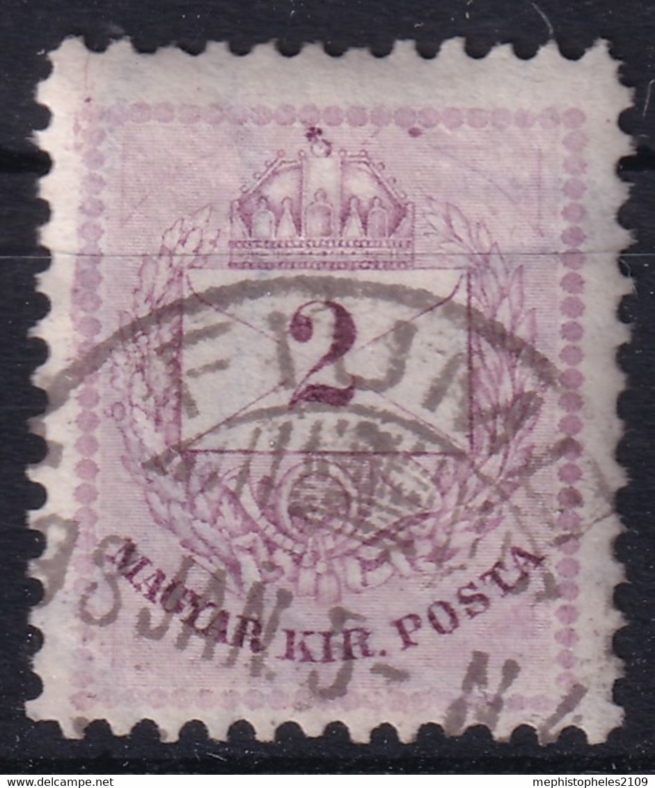 HUNGARY 1874-76 - Canceled - Perf. 11 1/2 - Sc# 13b - Gebraucht