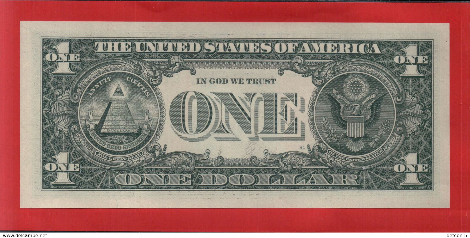 Mega Top-Rarität ! RADAR-Note: 1 US-Dollar [2017] > B19366391D < {$023-RDR1} - Nationale Valuta