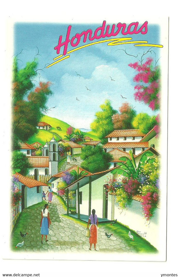 Circulated Moroceli To Tegucigalpa 2011, UPAEP 2009 And Spain School Stamp - Honduras