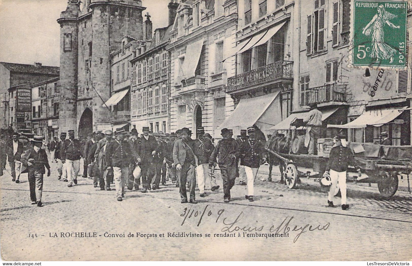 FRANCE - 17 - LA ROCHELLE - Convoi De Forçats Et Récidivistes Se Rendant à L'embarquement - Carte Postale Ancienne - La Rochelle