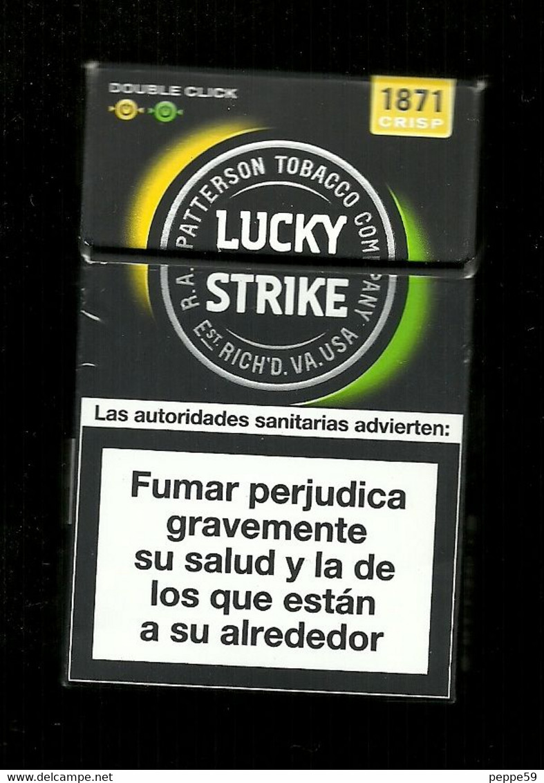 Tabacco Pacchetto Di Sigarette Spagna  - Lucky Strike Da 20 Pezzi - Vuoto - Estuches Para Cigarrillos (vacios)