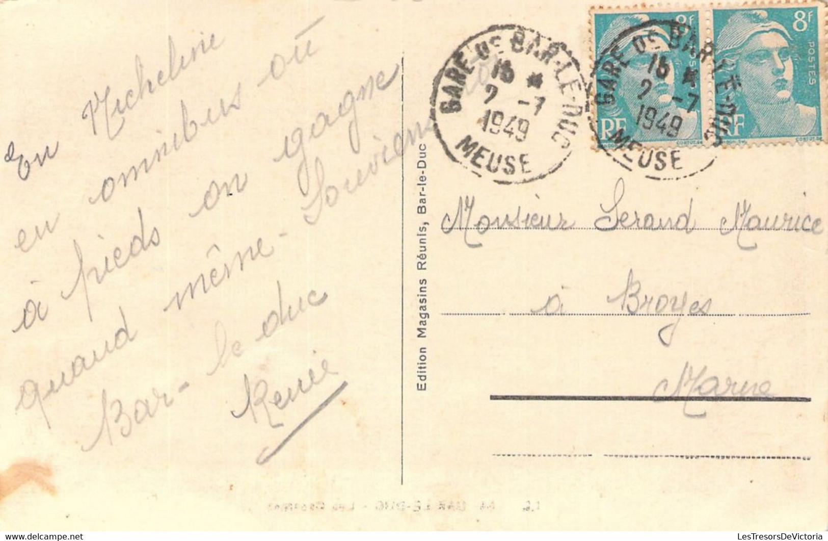 MILITARIA - BAR LE DUC - Les Casernes - Magasins Réunis - Carte Postale Ancienne - Kazerne