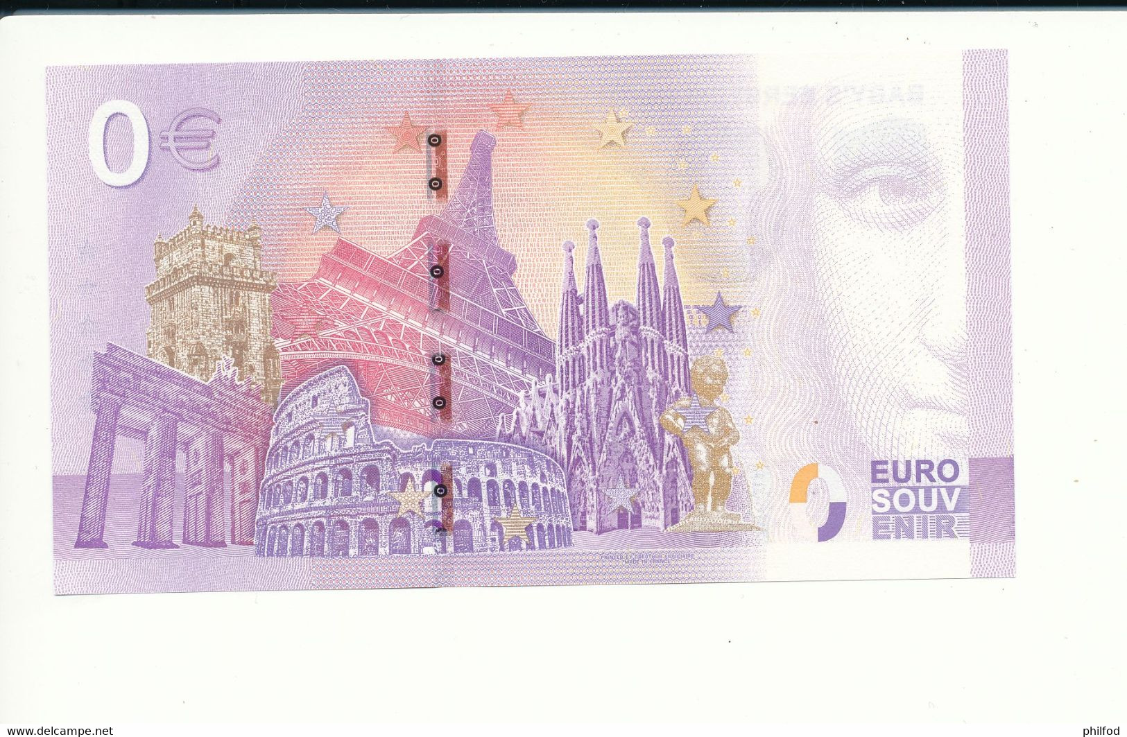 Billet Touristique 0 Euro - BABY'S EERSTE BANKBILJET - PEBB - 2020-1 -  n° 456 - Autres & Non Classés