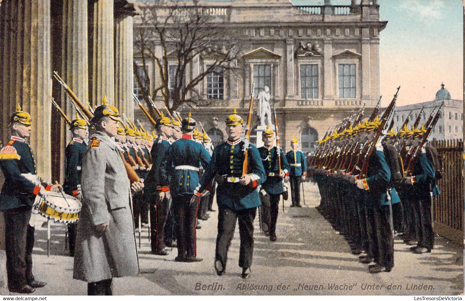 MILITARIA - BERLIN - Ablösung Der Neuren Wache Unter Den Linden - Carte Postale Ancienne - Kazerne