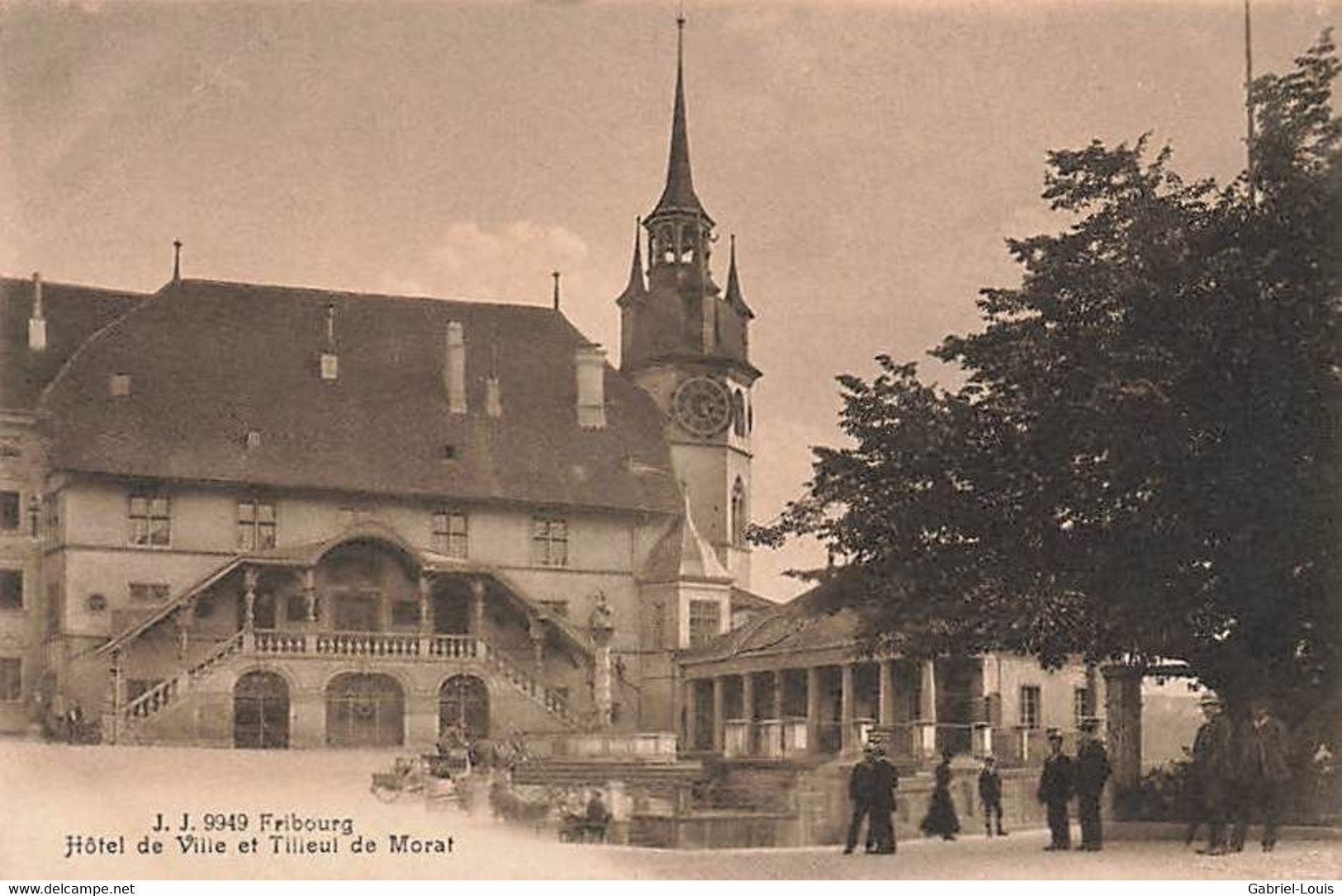 Fribourg Hôtel De Ville Et Tilleul De Morat - Murten