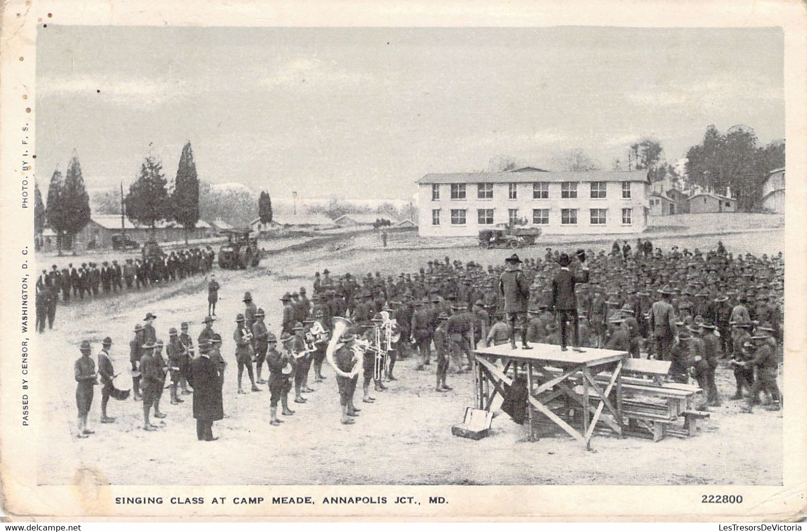 MILITARIA - Singing Class At Camp Meade - Annapolis JCT Md  - Carte Postale Ancienne - Kasernen