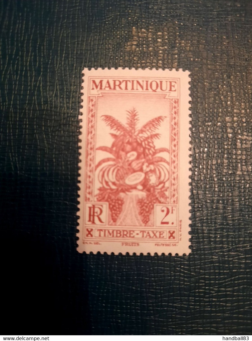 Martinique  Taxe N 21 Neuf Sans Charnière ** - Postage Due