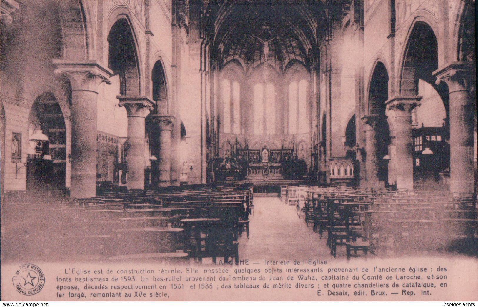 Laroche Intérieur De L'eglise - La-Roche-en-Ardenne