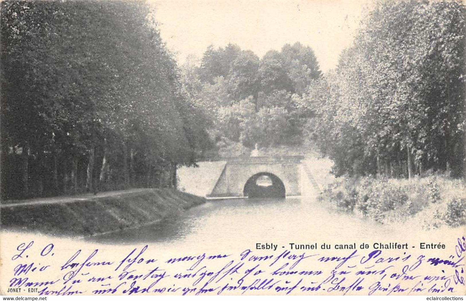 Esbly         77         Tunnel Du Canal De Chalifert        (voir Scan) - Esbly