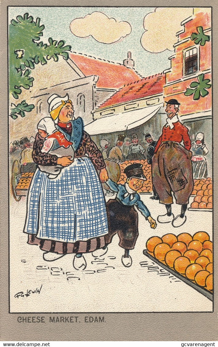 EDAM  CHEESE MARKET       LITHO - Edam