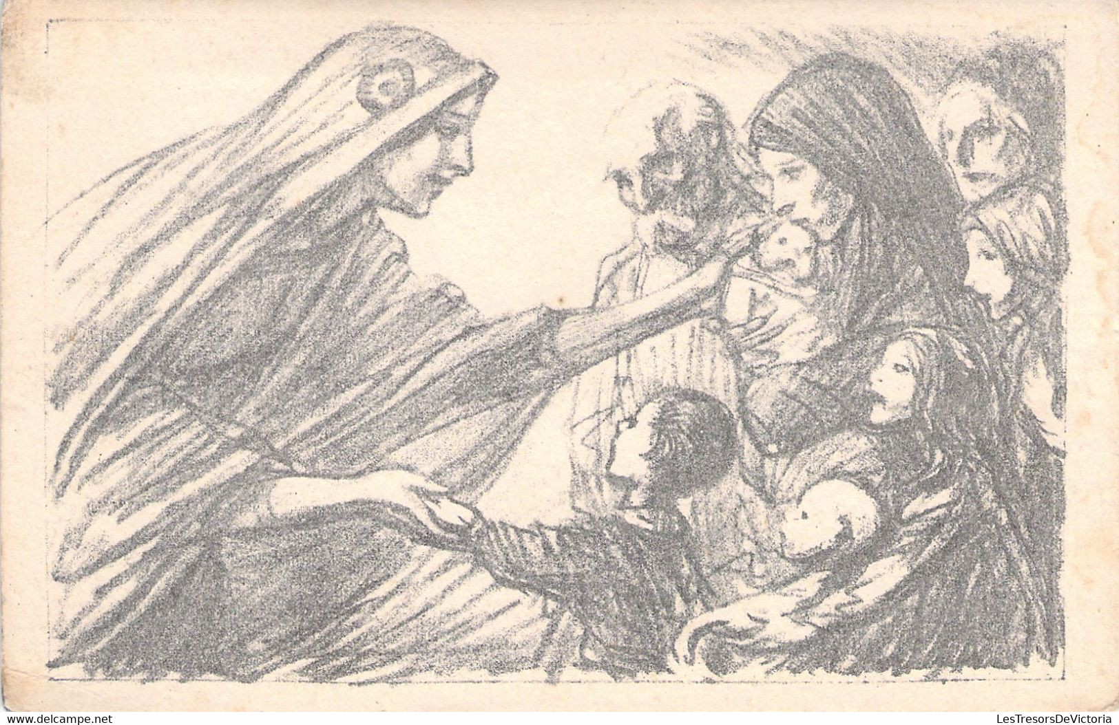 MILITARIA - Journée Française Du Secours National - Illustration - Protection De La Mère Patrie - Carte Postale Ancienne - Materiale