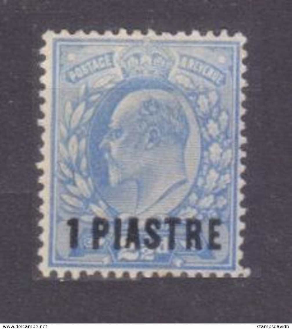 1906 Great Britain Turkey 23I MLH  King Edward VII / Overprint 15,00 € - Unused Stamps