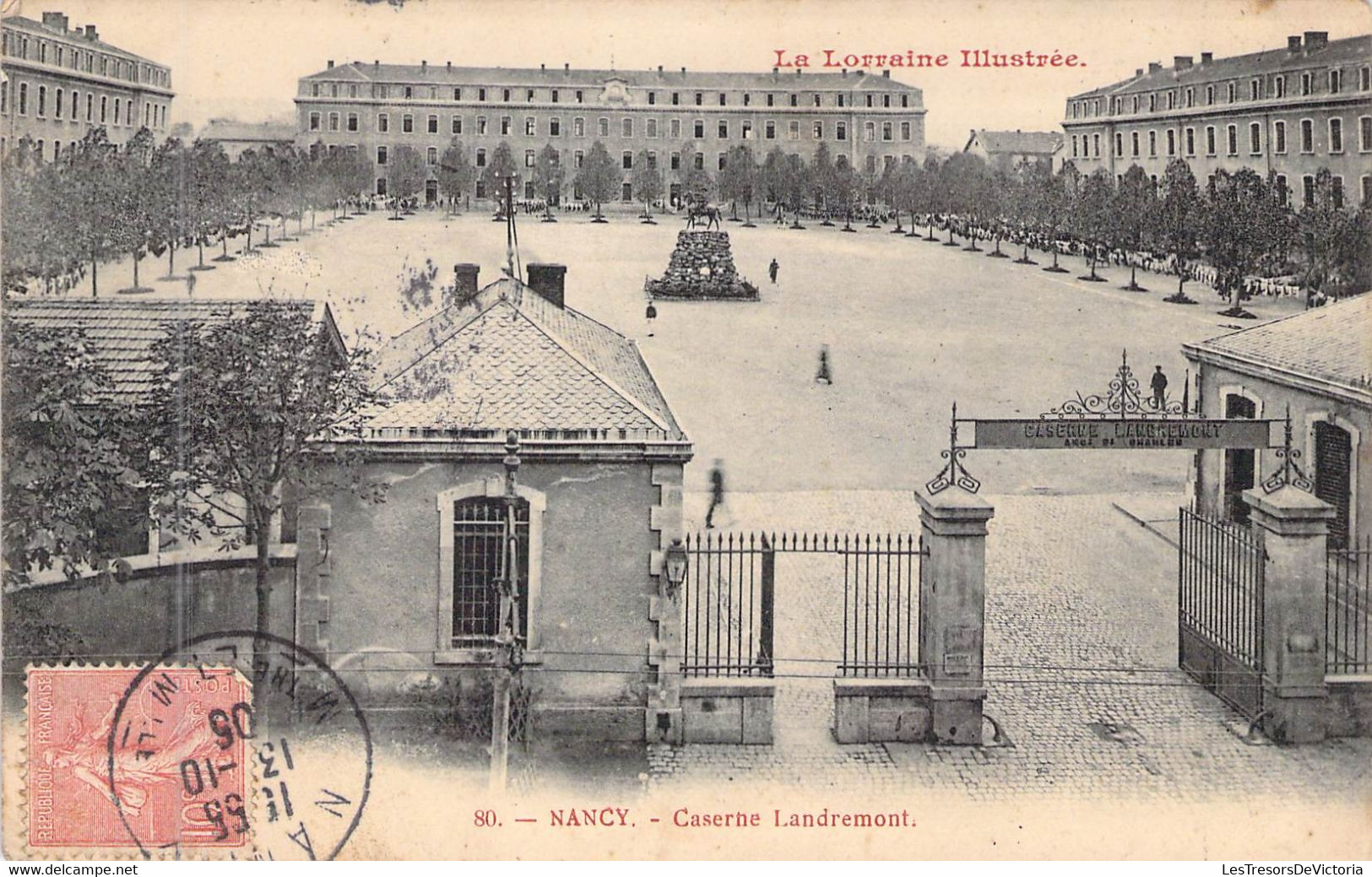 Thèmes - Militaria - Casernes - NANCY - Caserne Landremont - La Lorraine Illustrée - Carte Postale Ancienne - Barracks