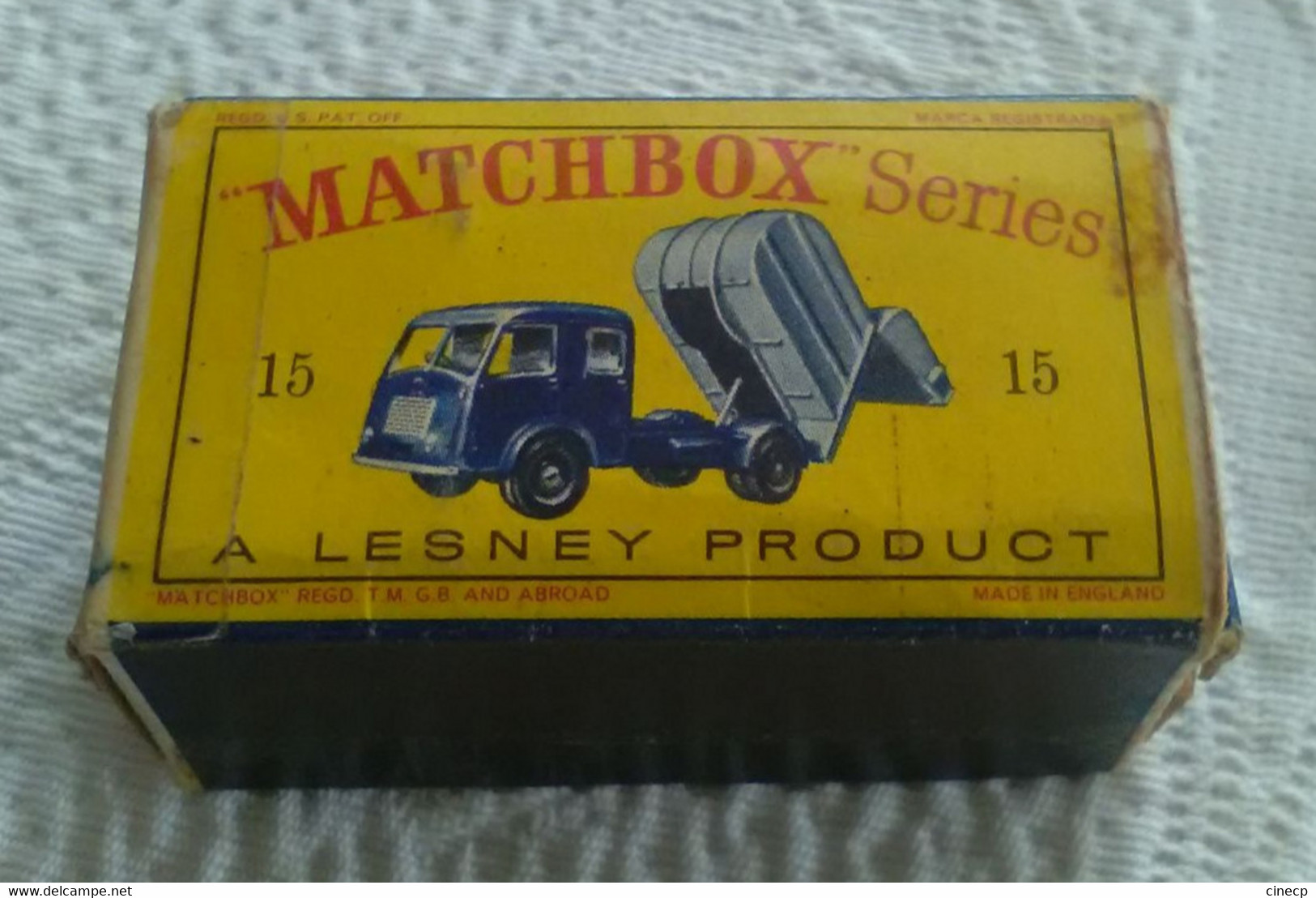 Matchbox refuse truck on sale